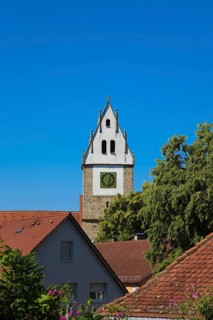 Church tower of St Martin's Church, Protestant church, Church of St Martin, sacred building, place