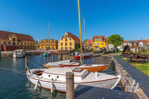Maritime Svendborg, museum harbour, historic sailing ships, wooden boats, Great Belt, Baltic Sea,
