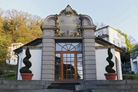 Inhalatorium, former radium emanatorium, neo-baroque pavilion, spa town of Badenweiler, Black