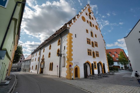 Former Franciscan monastery 1287, today town hall and restaurant Klösterle, Beim Klösterle 1,