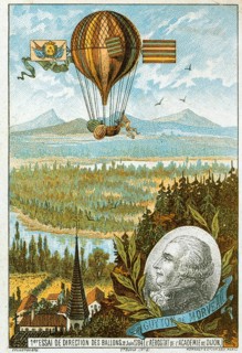 Guiton de Morveau (1737-1816), French chemist who made the first flight in a steerable balloon on