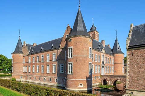 Commandery of Alden Biesen, 16th-century moated castle at Rijkhoven, Bilzen, province of Limburg,