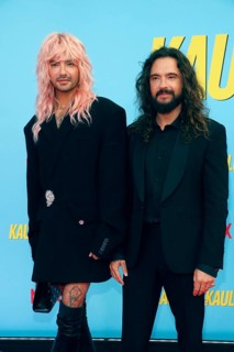 Bill and Tom Kaulitz at the premiere of the Kaulitz & Kaulitz (Netflix) reality series at the