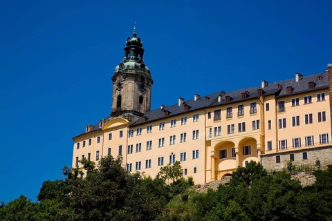 Heidecksburg Castle is the former residence of the Princes of Schwarzburg-Rudolstadt in Rudolstadt,