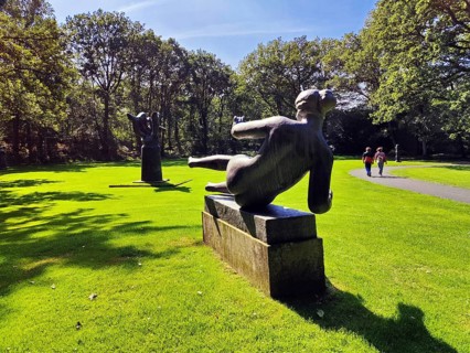 Sculpture park with a sculpture by Aristide Maillol, classical modernism, De Hoge Veluwe National