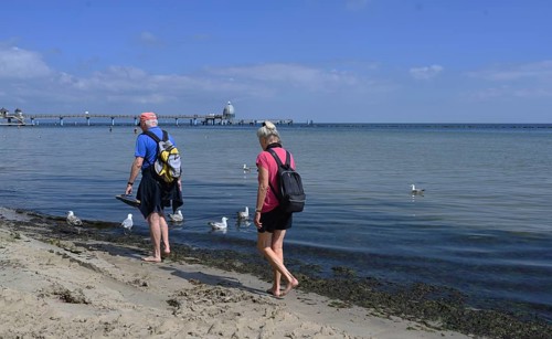 DEU, Germany, Sellin (Rügen) : The Workers' Welfare Organisation (AWO) has designed a senior