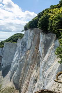 Möns Klint chalk cliff, Baltic Sea, island of Mön, Denmark, Scandinavia, Europe