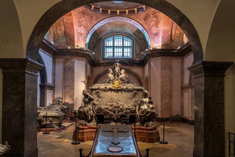 Maria Theresa Crypt in the Capuchin Crypt in Vienna, Austria, Europe