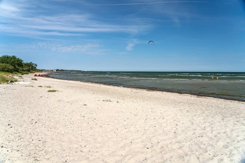 On the beach at Spodsbjerg, Langeland Island, Denmark, Europe