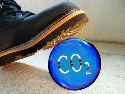 Symbolic image, carbon dioxide CO2, climate protection, climate change, world worth living in,