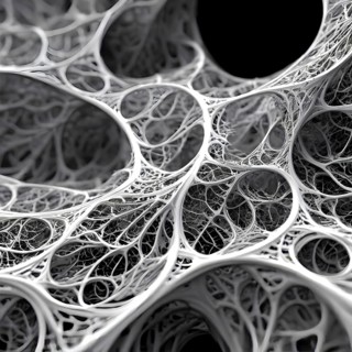 Abstract illustration of fractal patterns found in nature representing the application of