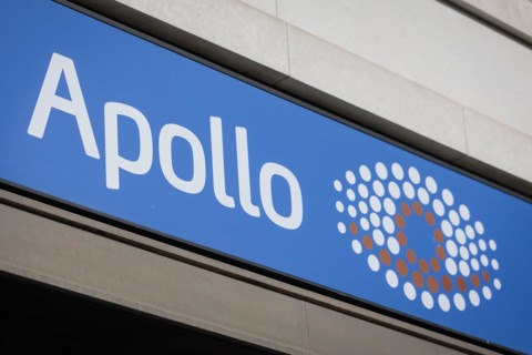 Apollo-Optik logo above a shop in Berlin, 27/03/2024
