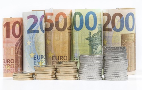 Money, euro notes, coins, euro, cent, symbol photo money, wealth, economy, salary