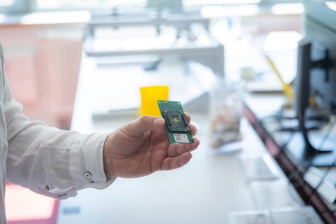As part of her theme day Artificial Intelligence Made in Saxony - Experience Innovation Up Close on