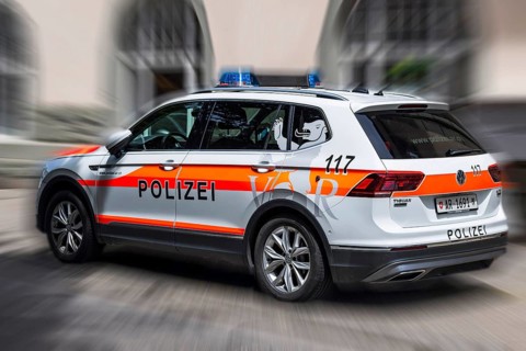 Police car regional police Appenzell Ausserrhoden