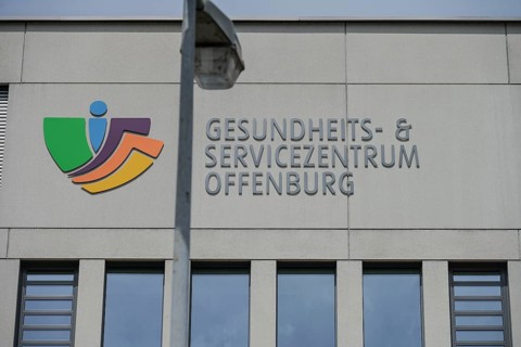 Medical centre, health centre, service centre, Kronenstraße, Offenburg, Baden-Württemberg, Germany,