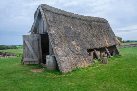 Dybbøl Banker entrenchment, memory from the war with Germany 1864, Dybbol, Sonderborg, Als, South
