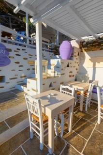 Kastro restaurant, Kastro, Sifnos Island, Cyclades Islands, Greece, Europe