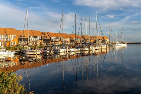 Klintholm Havn Marina, Mön Island, Denmark, Europe