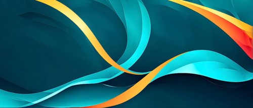 Abstract colorful vector background, color wave design for brochure, website, flyer, AI generated