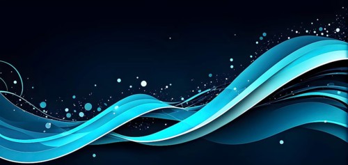 Abstract colorful vector background, color wave design for brochure, website, flyer, AI generated