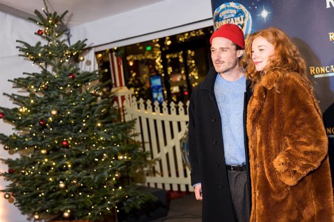 Marleen Lohse with man Max Montgomery at the premiere of the 20th Original Roncalli