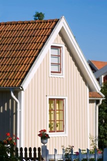 Wooden house in the small place, village, village, swedish, lovely, living, rural, Kristianopel in