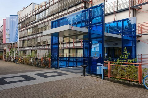 Entrance to the ZMK, Centre for Dental, Oral and Maxillofacial Medicine, Dental Clinic, University