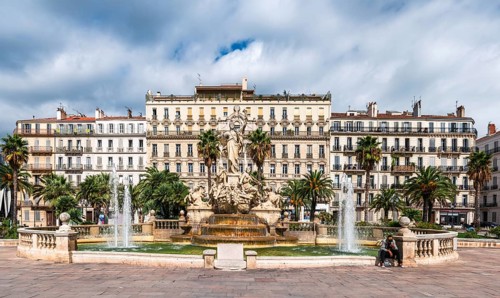 Fontaine de la Federation, Place de la Liberte, Toulon, France, Europe