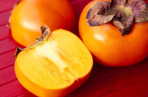 Persimmon, Sharon fruit, Japanese persimmon (Diospyros kaki), kaki fig