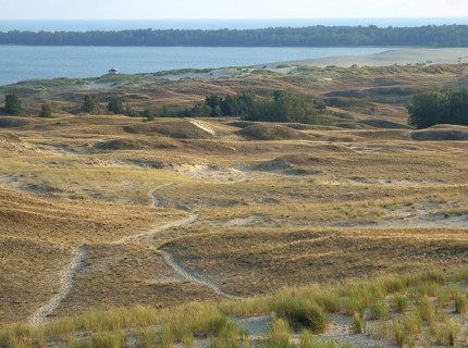 The Parnidis Dune in the Curonian Spit National Park is one of the largest shifting sand dunes in