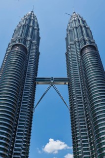 KUALA LUMPUR, MALAYSIA, MAY 5: Petronas Twin Towers in day on May 5, 2011 in Kuala Lumpur. They