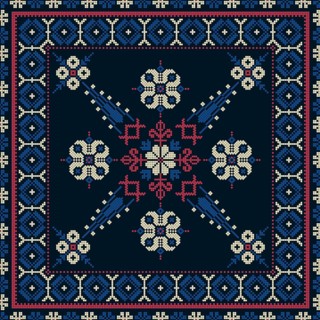Traditional Latvian embroidery seamless pattern, vector illustration