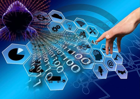 Symbolic image, cyber security, cyber attacks worldwide, computer crime, digital IT attacks,