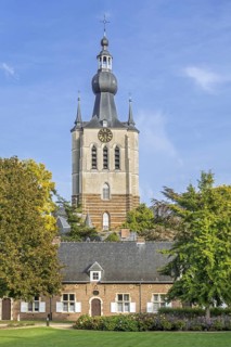 17th century Beguinage of Aarschot and 14th century Brabantine Gothic Church of Our Lady,