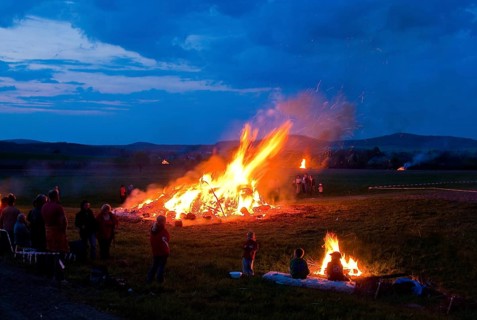 Witches' bonfire in Steina
