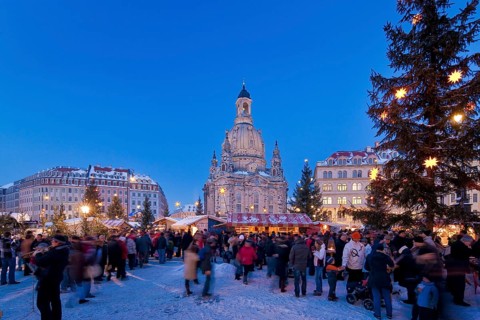 Christmas market on the Neumarkt