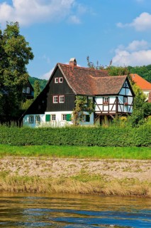 Fisherman's house in Pillnitz on August-Böckstiegel-Straße