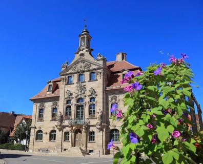 Germany, Middle Franconia, town of Ellingen, the town hall, Europe