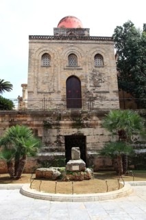 Old Town of Palermo, part of the Church of San Giovanni degli Eremiti is a Norman church building,