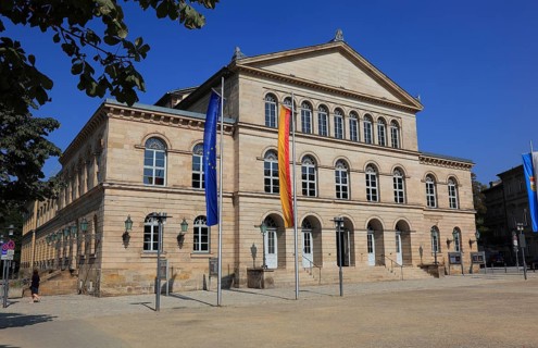 The Landestheater, Coburg, Upper Franconia, Bavaria, Germany, Europe