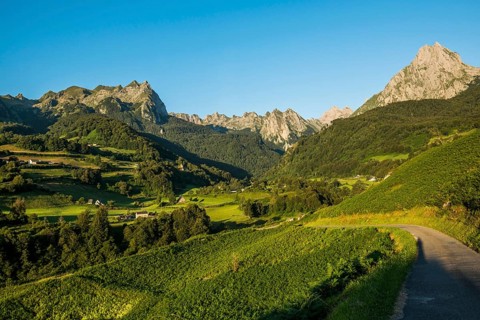 Mountain landscape, Lescun, Département Pyrénées-Atlantiques, Region Nouvelle-Aquitaine, Pyrenees,