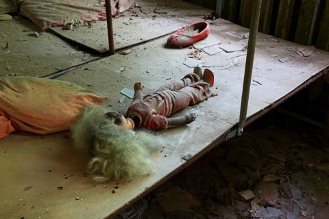 In the closed and uninhabitable 30-kilometre zone around the Chernobyl power plant and the workers'