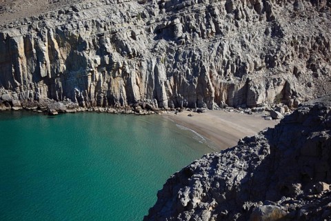 Arabian Gold Coast, near Bukha, Bukha, in the Omani enclave of Musandam, Oman, Asia