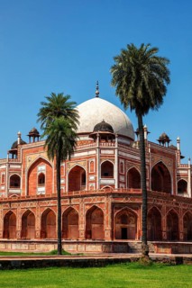 Humayun's Tomb famous tourist attraction destination. Delhi, India, Asia