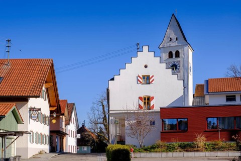 Parish Church of St. Blasius and Alexander, Altusried, Allgäu, Bavarian Swabia, Bavaria, Germany,