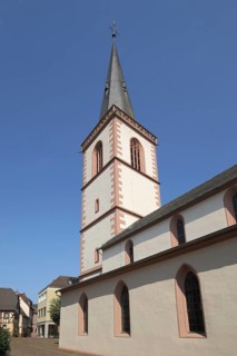 St. Michael Church in Lohr am Main, Lower Franconia, Franconia, Spessart, Bavaria, Germany, Europe