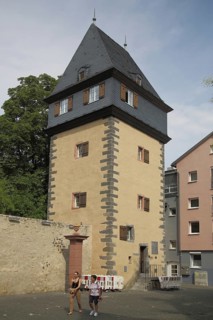 Historic cowherd's defence tower the elephant, fortified tower, tower, Große Rittergasse,