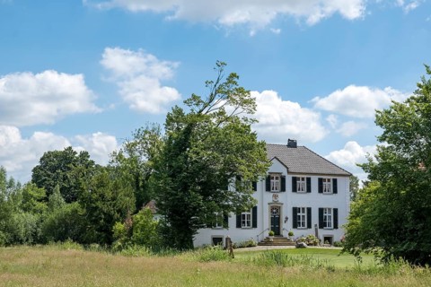 Haus Lohn manor house, early classical aristocratic residence, Südlohn, Borken district,