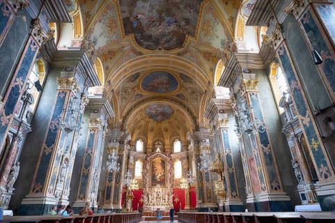 Interior, Cathedral of the Assumption of the Blessed Virgin Mary and St. Cassian, Bressanone